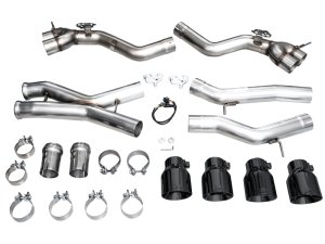 BMW G87 M2 Performance Exhaust - AWE Tuning - Cat Back Track Edition - Diamond Black - `23-`24